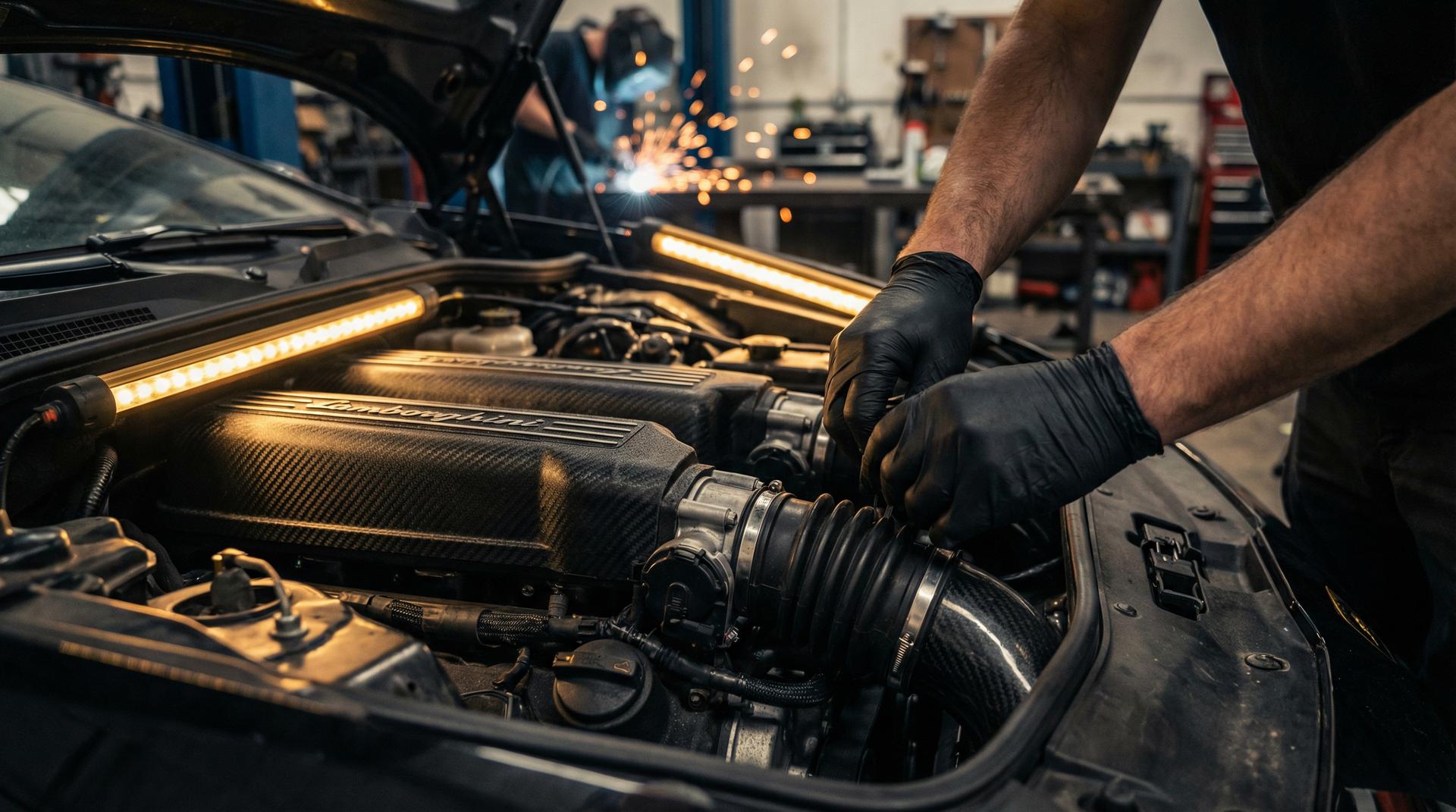 网红主播修车视频